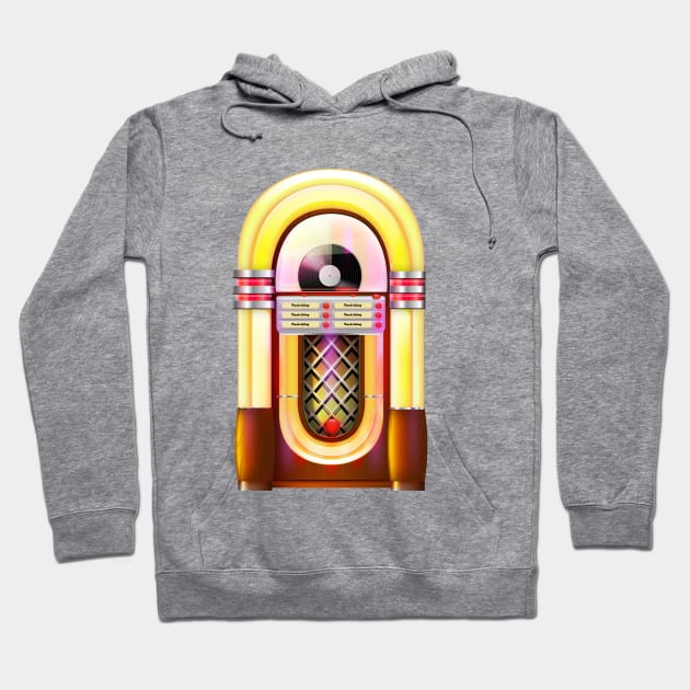 Retro Jukebox Hoodie by nickemporium1